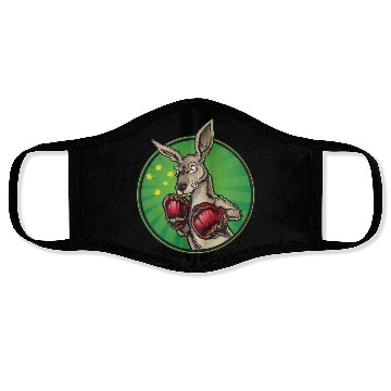 Discover Boxing Kangaroo Face Masks