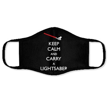 Discover Carry Lightsaber Red Face Masks