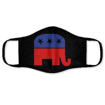 Discover Republican elephant Face Masks