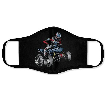 Discover Yamaha ATV Racer Face Masks