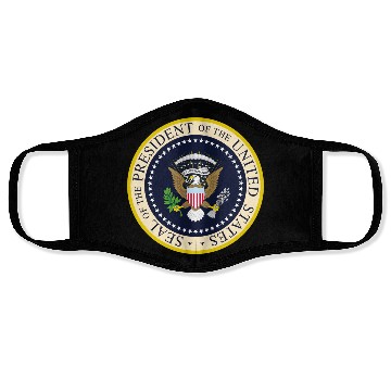 Discover Presidential Seal Face Masks