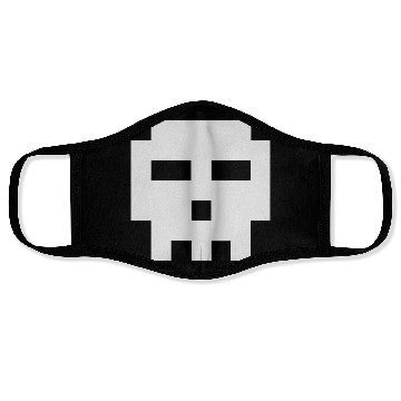 Discover Scott Pilgrim 8-bit Skull Vector Face Masks