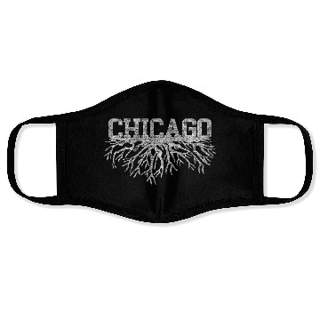 Discover Chicago Rooted Raised Roots Face Masks