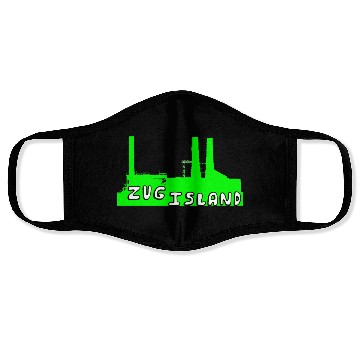 Discover Zug Island Detroit River Industry Face Masks
