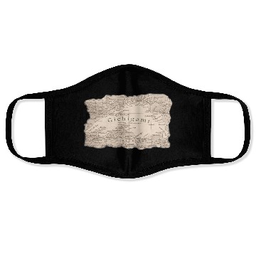 Discover Gichigami Lake Superior Great Lakes Face Masks