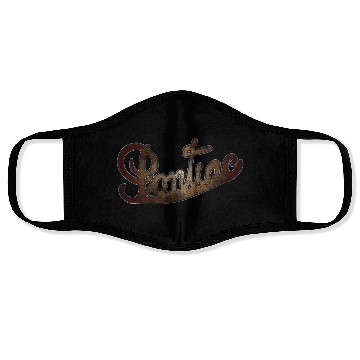 Discover Old School Pontiac Distressed Face Masks