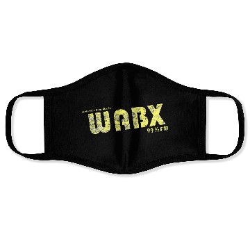 Discover Old School WABX Radio Face Masks