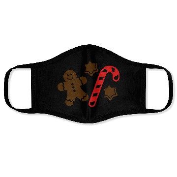 Discover Lebkuchen Gingerbread man Face Masks