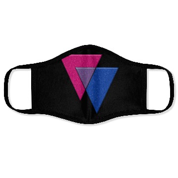Discover Bisexual Pride Triangles Face Masks