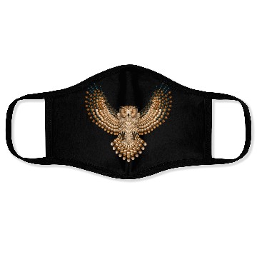 Discover Beadwork Great Horned Owl Face Masks