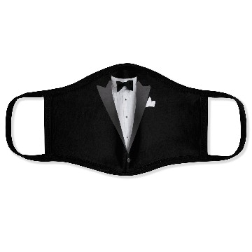 Discover Tuxedo Jacket Costume Face Masks