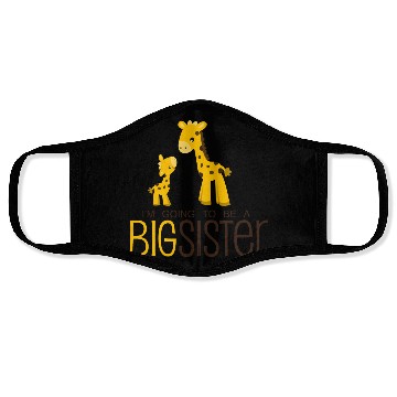 Discover I am going to be a Big Sister Face Masks