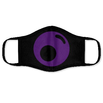 Discover Billiard ball No. 4 - purple - V2 Face Masks