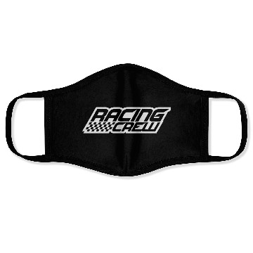 Discover Racing Crew Design Face Masks