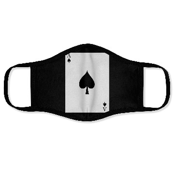 Discover Ace of Spades Face Masks