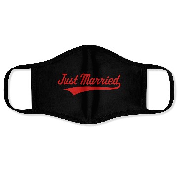 Discover Just Married (Marriage / Wedding) Face Masks