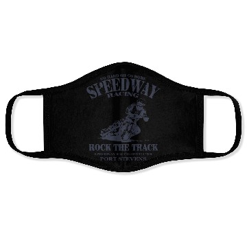 Discover Speedway Racing Face Masks
