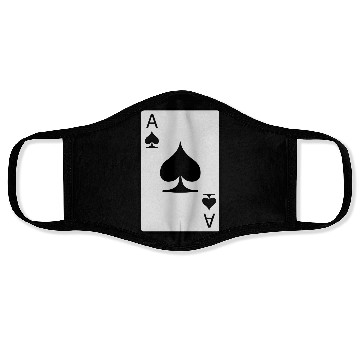 Discover Ace of Spades Face Masks