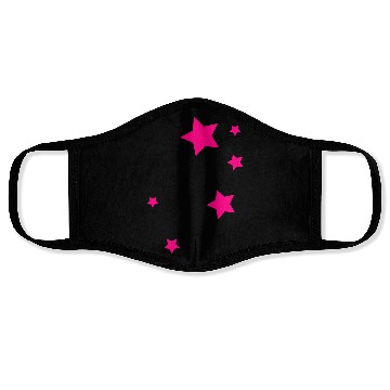 Discover Pink Stars Face Masks