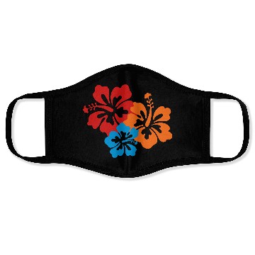 Discover Icon Hibiscus Flowers 2b Face Masks