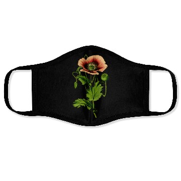 Discover Opium poppy 4 Face Masks
