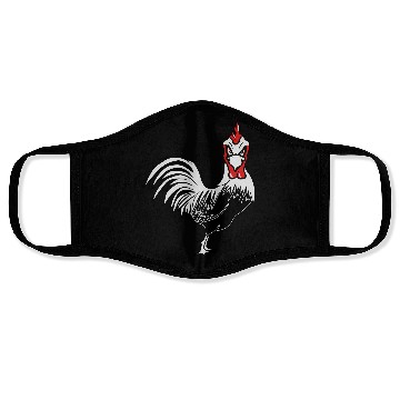 Discover Cock funny Face Masks