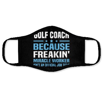 Discover Golf Coach Face Masks