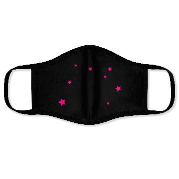 Discover Stars, Pink, Bling Bling Face Masks