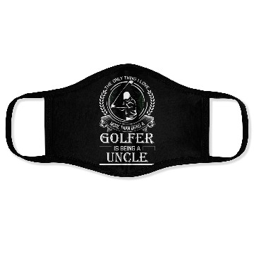 Discover Golfer Uncle Face Masks