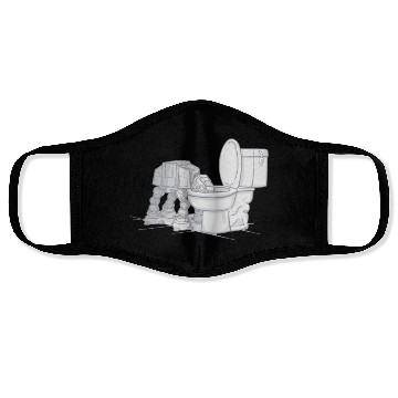 Discover Funny Star Wars comic Face Masks