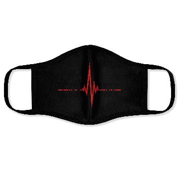 Discover pulse frequency gym beast fashion weight lifting h Face Masks