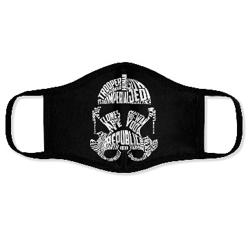 Discover Star Wars typography Face Masks