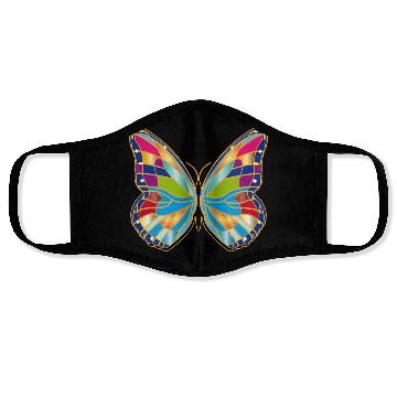 Discover Butterfly patch Face Masks