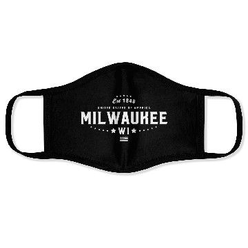 Discover Milwaukee WI Wisconsin Face Masks