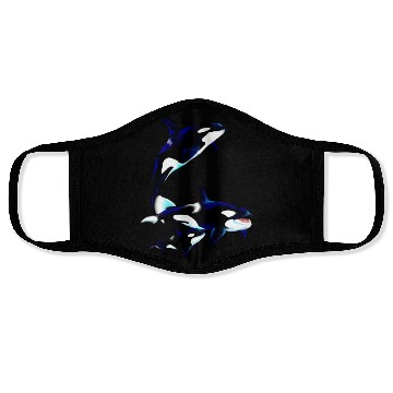 Discover Orca Family Face Masks