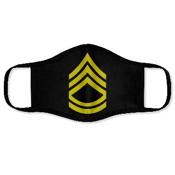 Discover army rank patch sergeant first class Face Masks