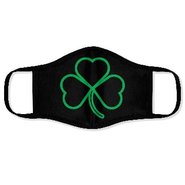 Discover Shamrock Outline Face Masks