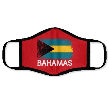 Discover Bahamian Flag Made In Bahamas Face Masks