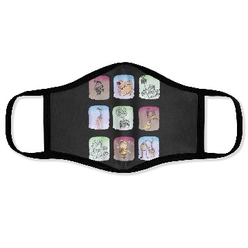 Discover Vintage Up Disney Watercolor Disney Face Masks