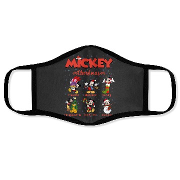 Discover Mickey Christmas Face Masks, Christmas Face Masks, Raglan Face Masks, Disney Christmas Face Masks