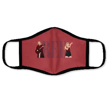 Discover TaylorSwift Red eras tour art Face Masks