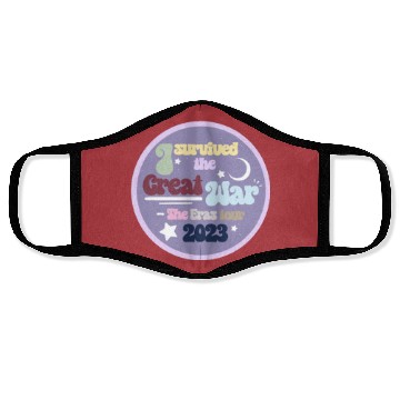 Discover I survived the Great wars Eras tour ticket wars Face Masks