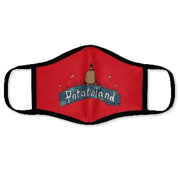 Discover Potatoland Face Masks, Disney Women's Face Masks, Magic Kingdom Face Masks E0837