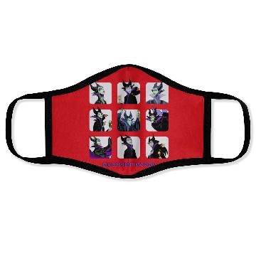 Discover Disney Maleficent Moods Funny Horror Face Masks