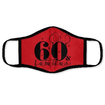 Discover 60th Birthday Face Masks, Disney Birthday Face Masks, Custom Birthday Face Masks