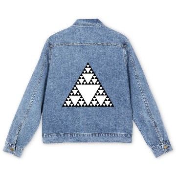 Discover Sierpinski, Triangle Men's Denim Jackets
