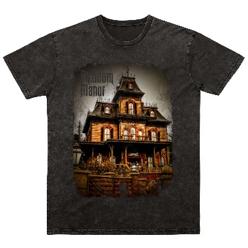 Discover Phantom Manor from Disneyland Paris - Haunted Mansion - Mineral Wash T Shirts