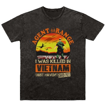 Discover Agent Orange I Was Killed In Vietnam Mineral Wash T Shirts