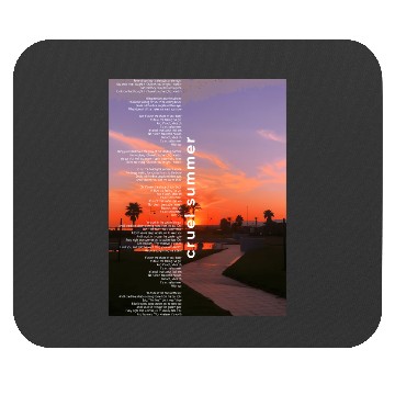 Discover Cruel Summer Taylorr Swift sunset Mouse Pads