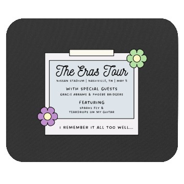 Discover Nashville Night 1 Eras Tour Mouse Pads